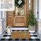 Gardenised Heavy Duty Coco Coir Doormat Non Slip PVC Baking Embossed Welcome Design Natural Coconut Fiber Floor Mat for Front Door Porch Patio Entryway Garage Mudroom & Outdoor Use 18x30"